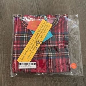 New in package posh peanut plaid long sleeve pjs 3-4t